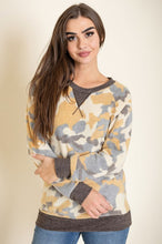 Load image into Gallery viewer, Camo Crew Neck Tunic