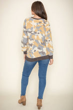 Load image into Gallery viewer, Camo Crew Neck Tunic