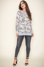 Load image into Gallery viewer, Camo Crew Neck Tunic