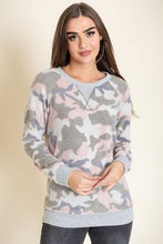 Load image into Gallery viewer, Camo Crew Neck Tunic