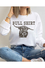 Load image into Gallery viewer, BULL SHIRT GRAPHIC SWEATSHIRT