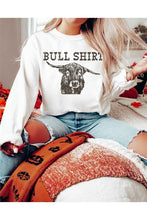 Load image into Gallery viewer, BULL SHIRT GRAPHIC SWEATSHIRT