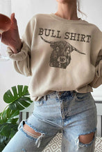 Load image into Gallery viewer, BULL SHIRT GRAPHIC SWEATSHIRT