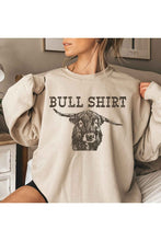 Load image into Gallery viewer, BULL SHIRT GRAPHIC SWEATSHIRT