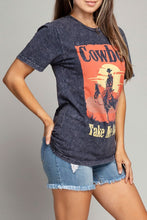 Load image into Gallery viewer, Cowboy Take Me Away Graphic Top