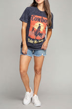 Load image into Gallery viewer, Cowboy Take Me Away Graphic Top